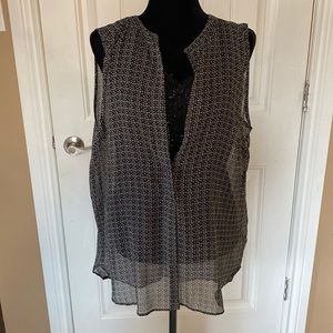 Sheer tunic you can wear over tank top